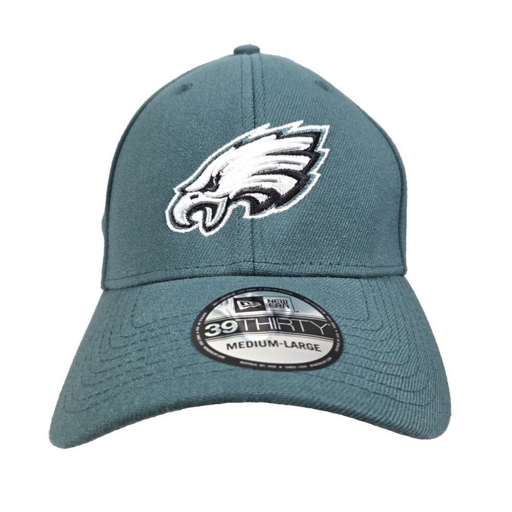 Philadelphia Eagles New Era 39THIRTY Flex Fit Hat Green M/L NWT